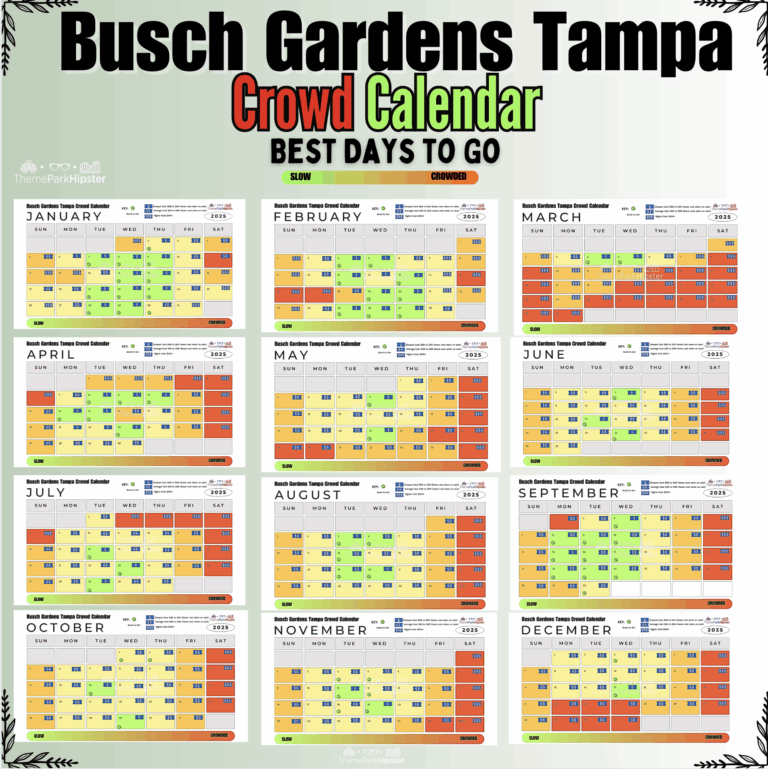 2025 Busch Gardens Tampa Crowd Calendar AVOID THE BUSY DAYS ThemeParkHipster