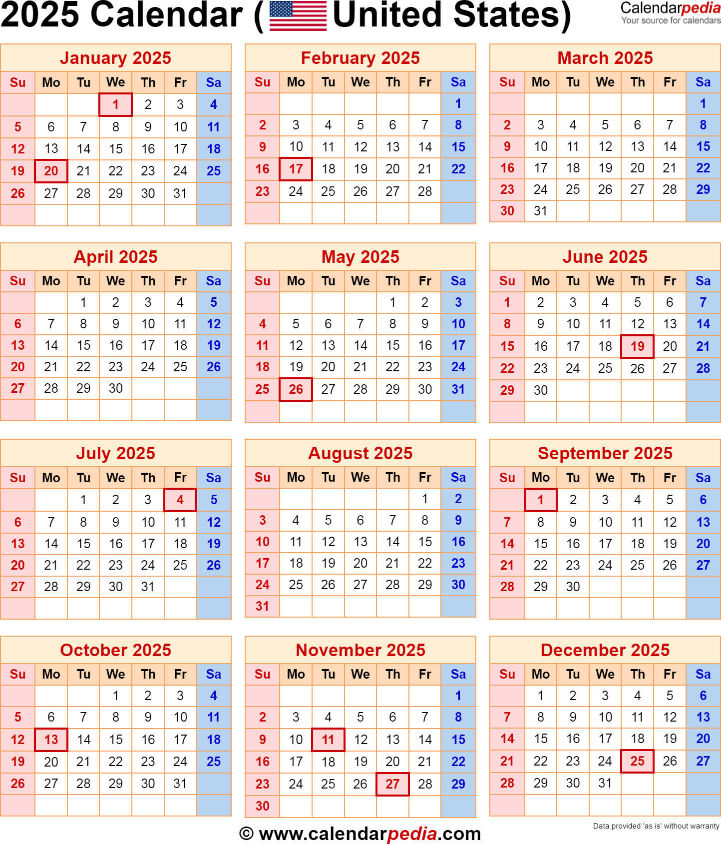 June 2025 Calendar With Federal Holidays