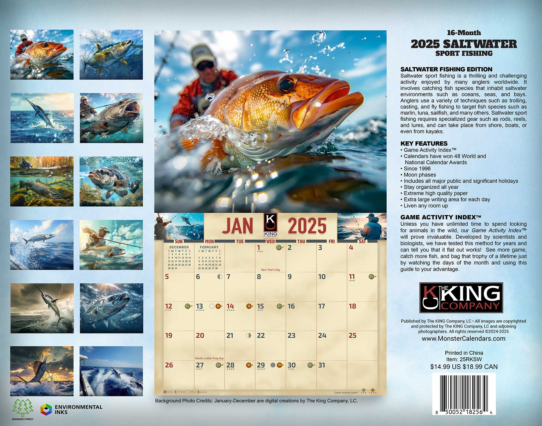 2025 Saltwater Fishing Calendar 2025 Salt Water Trophy Fishing