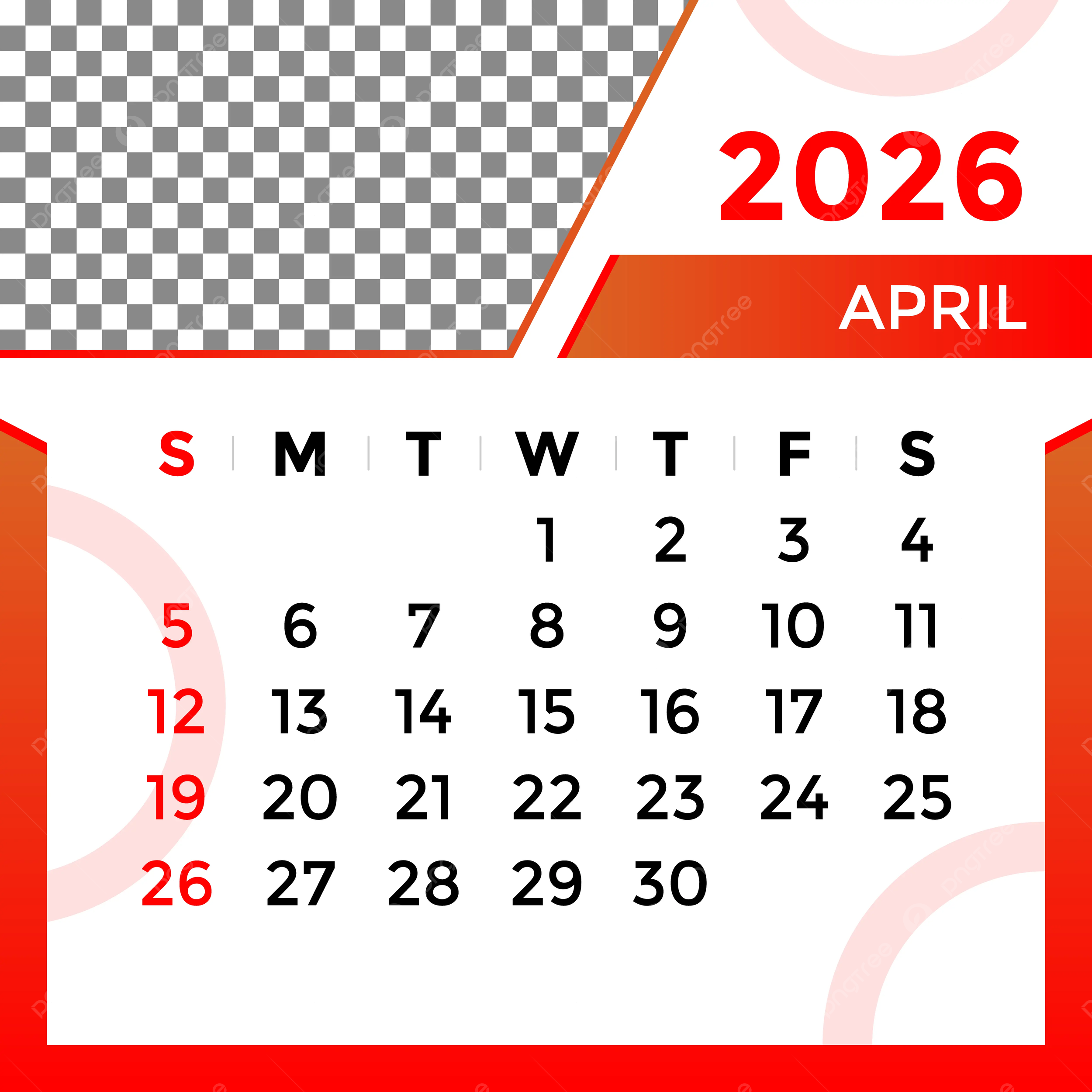 April 24 Calendar 2026
