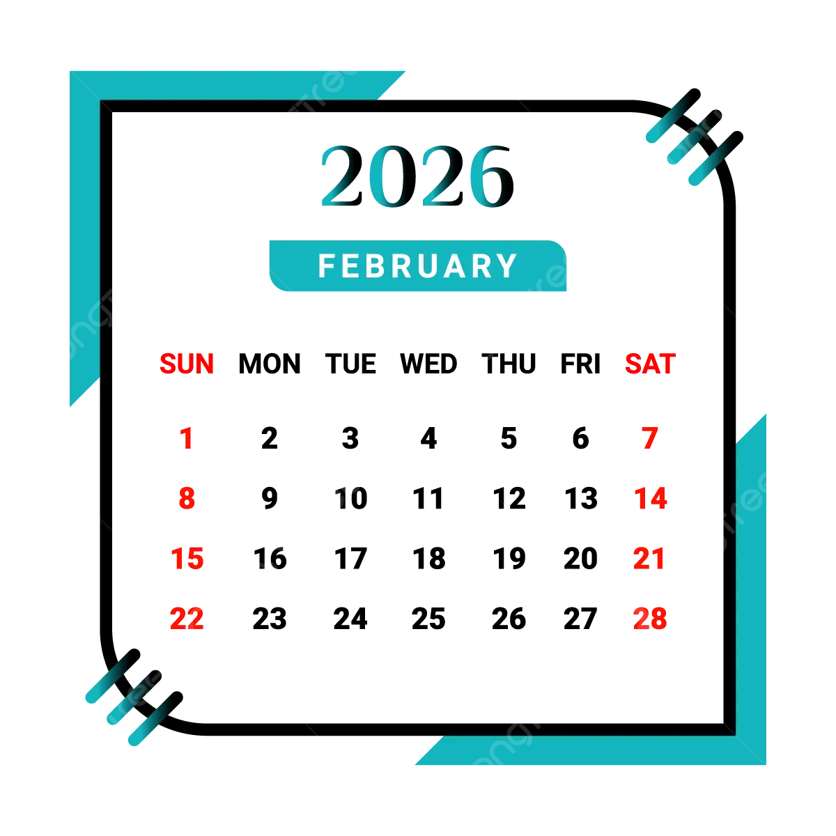 Calendar Wallpaper February 2026