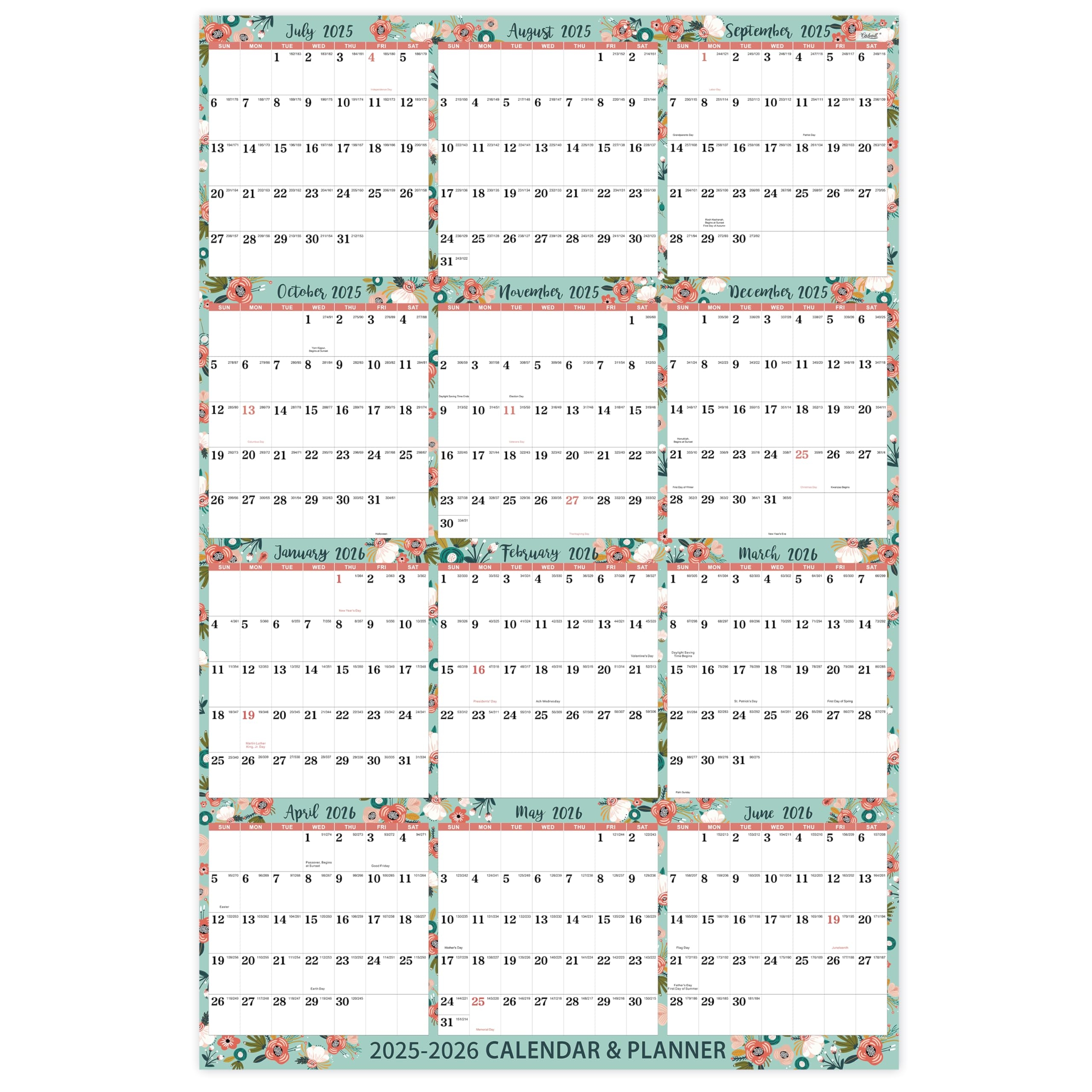 July 2023 Calendar To June 2025