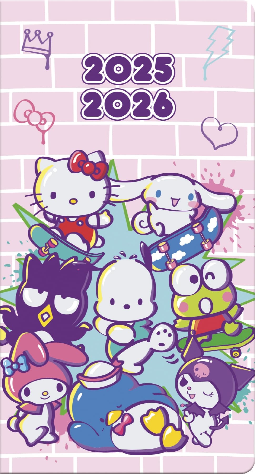 Amazon 2025 2026 Hello Kitty Pocket Planner 9798888280294 Trends International Books