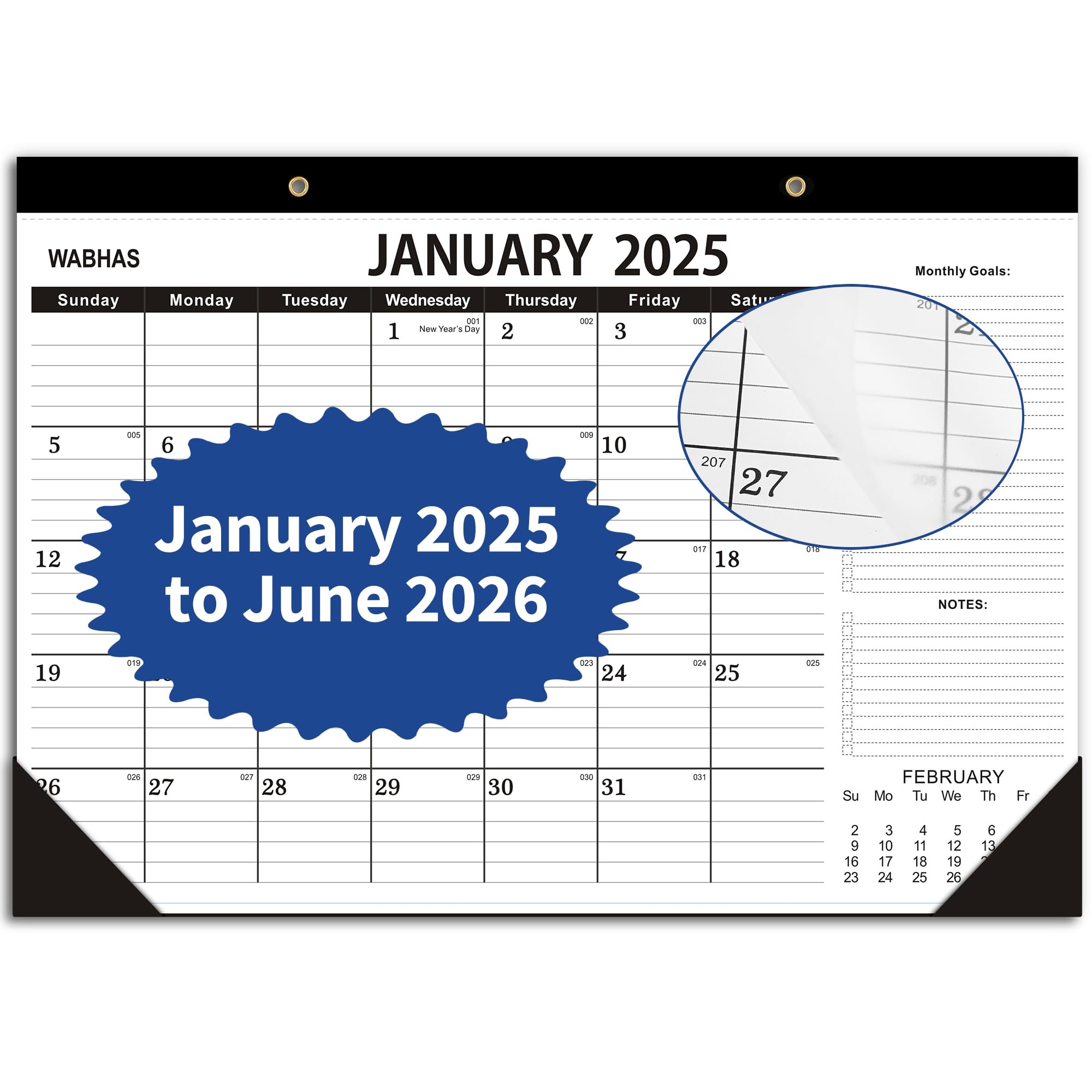 Amazon Desk Calendar 2025 2025 Calendar 18 Months January 2025 June 2026 Desk Calendar 2025 With To do List Thick Paper 2025 Desk Calendar 17