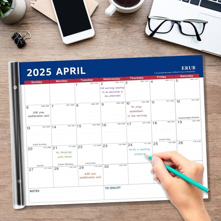 Amazon Desk Calendar 2025 Large 22