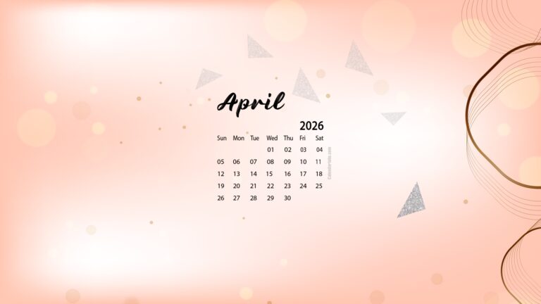 April 2026 Desktop Wallpaper Calendar CalendarLabs