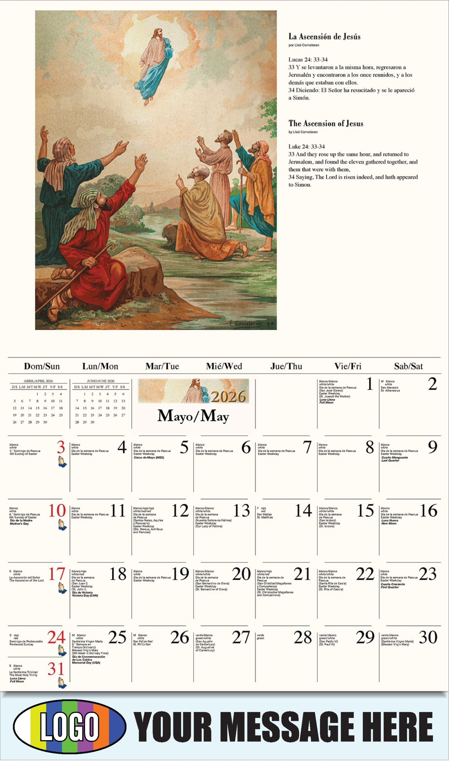 Catholic Inspiration Spanish English Bilingual
