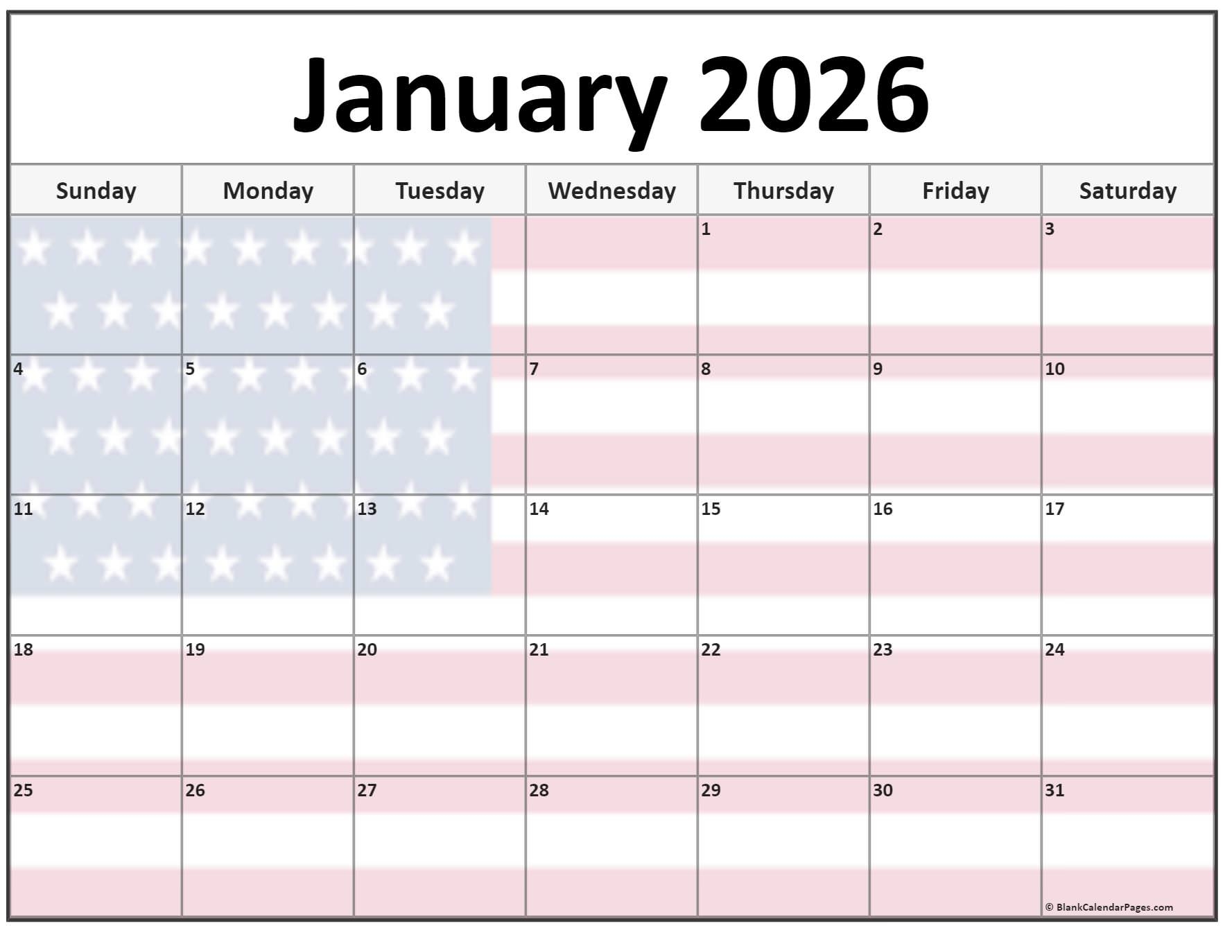 January 2026 Calendar With Moon Phases