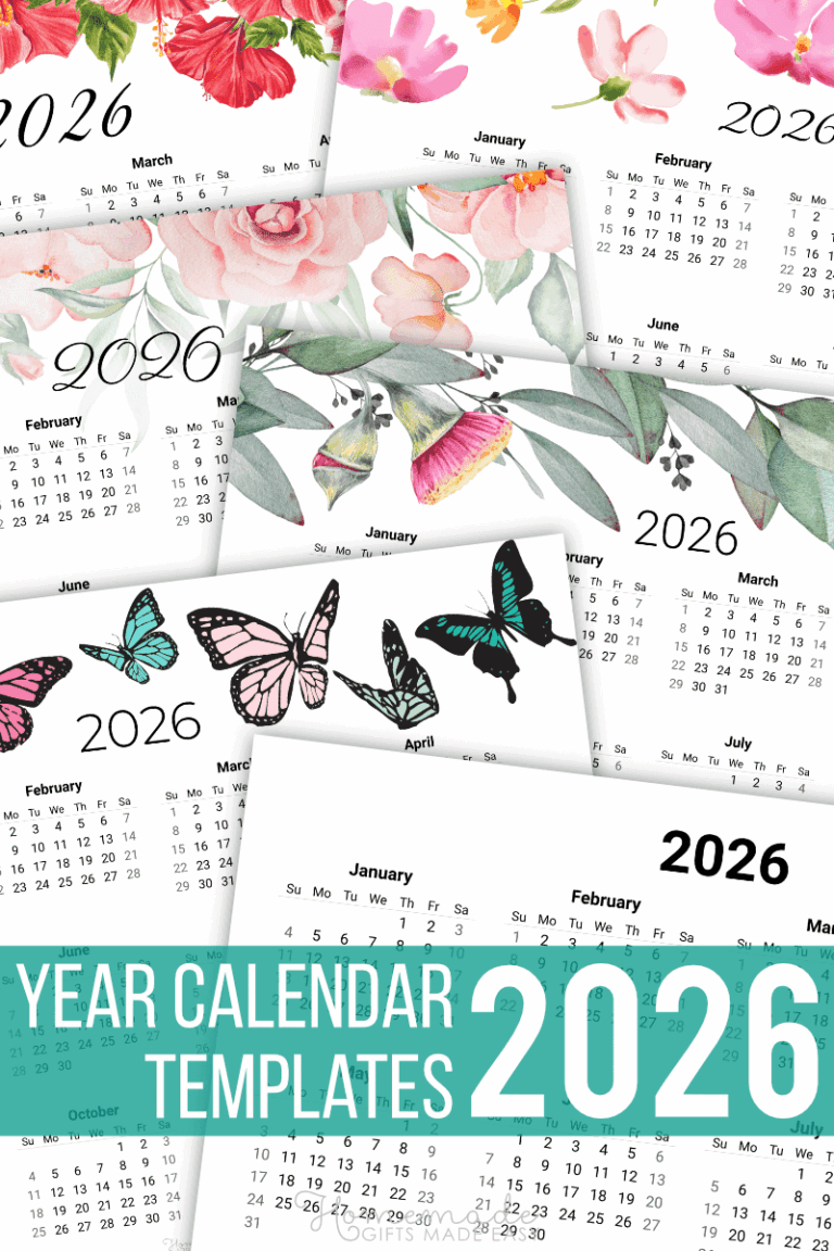 Free 2026 Printable Calendar