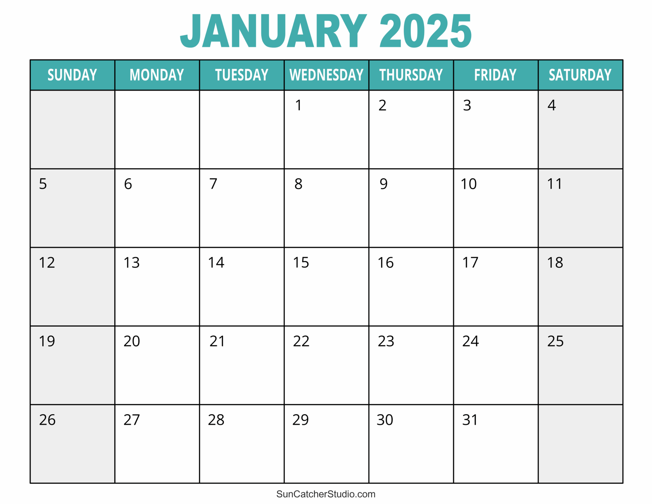June 2025 Calendar Homemade