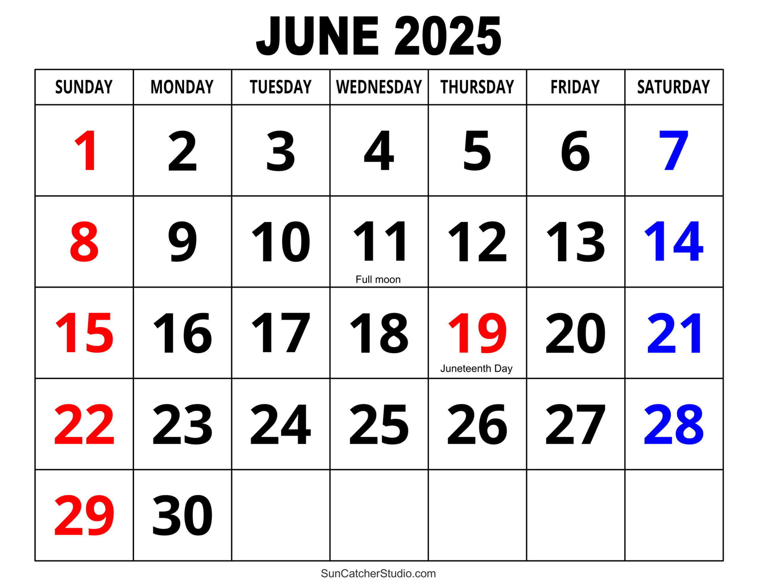 Time And Date Calendar June 2025