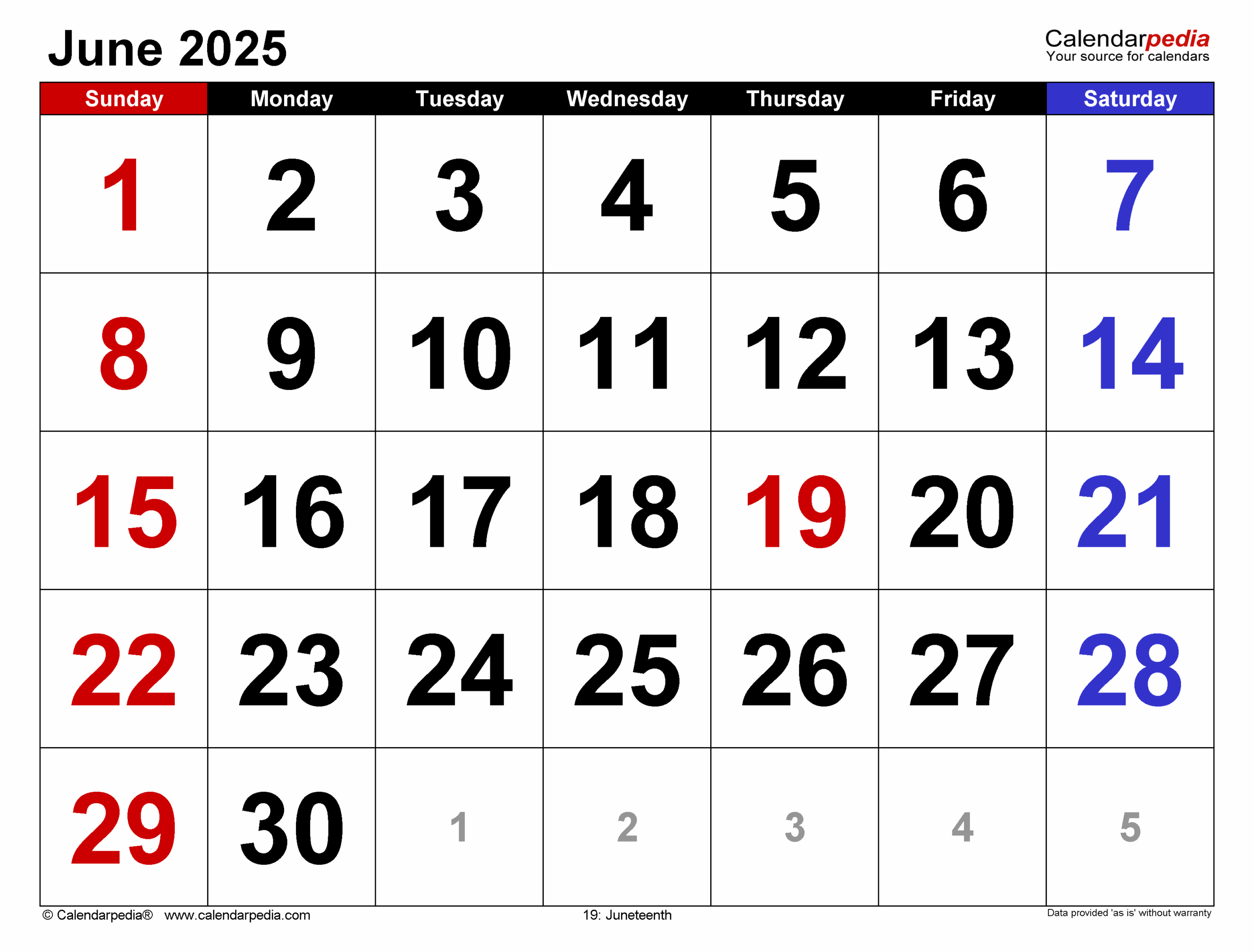 June 2025 Calendar With Time Slots