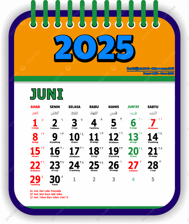 June 2025 Calendar Vector June 2025 Calendar June Calendar 2025 Calendar PNG And Vector With Transparent Background For Free Download