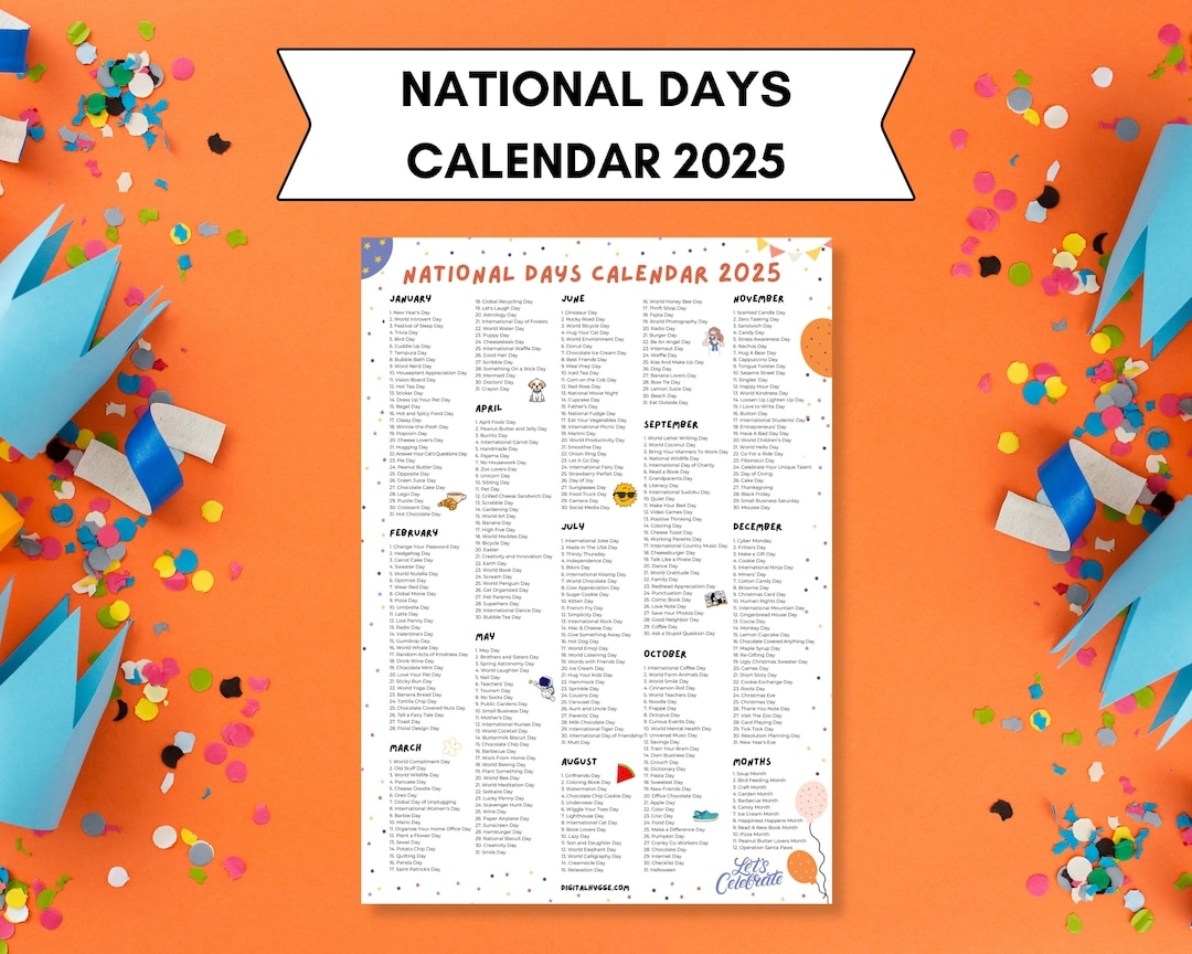 June 2025 Calendar With National Days