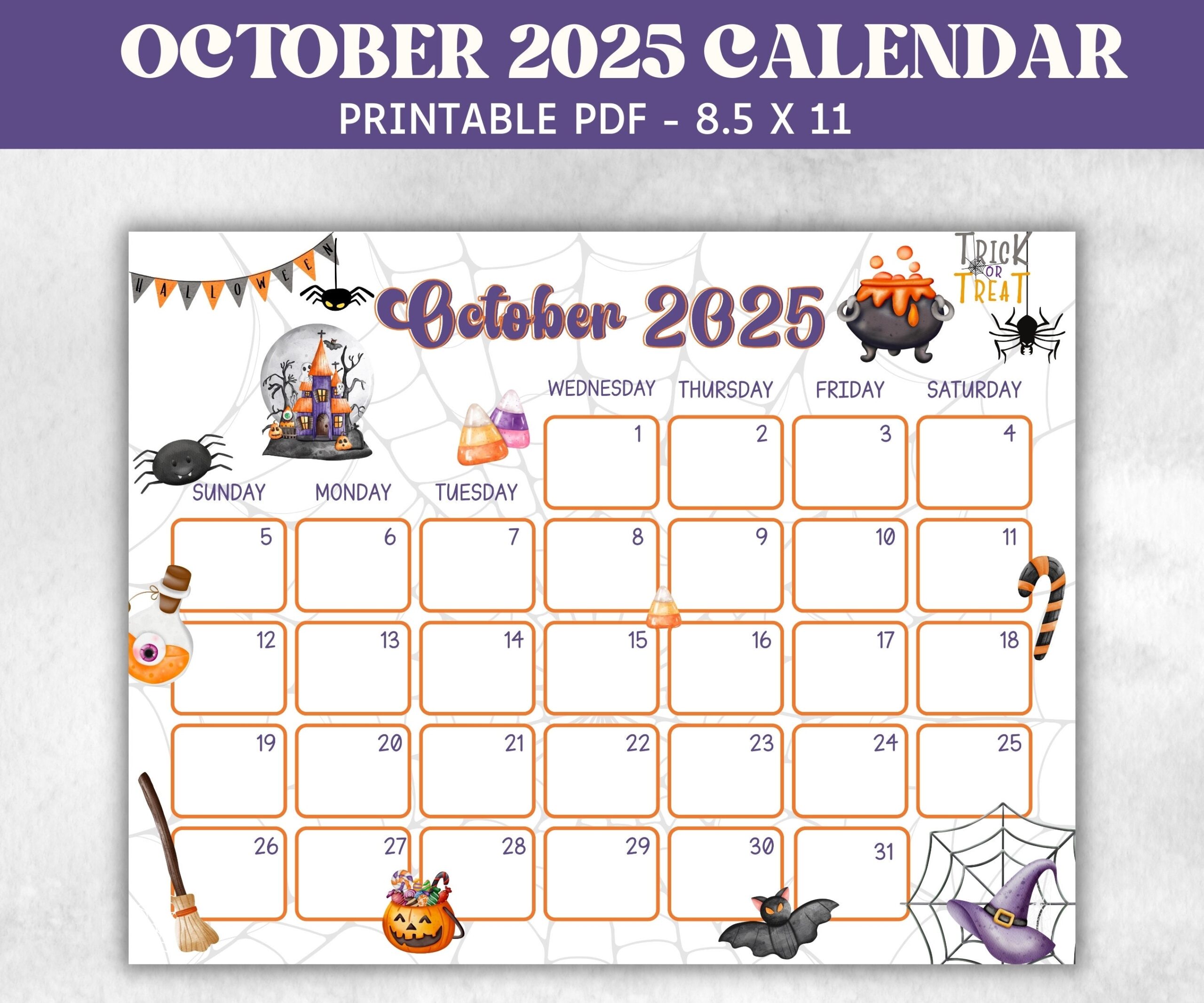 October Calendar 2025