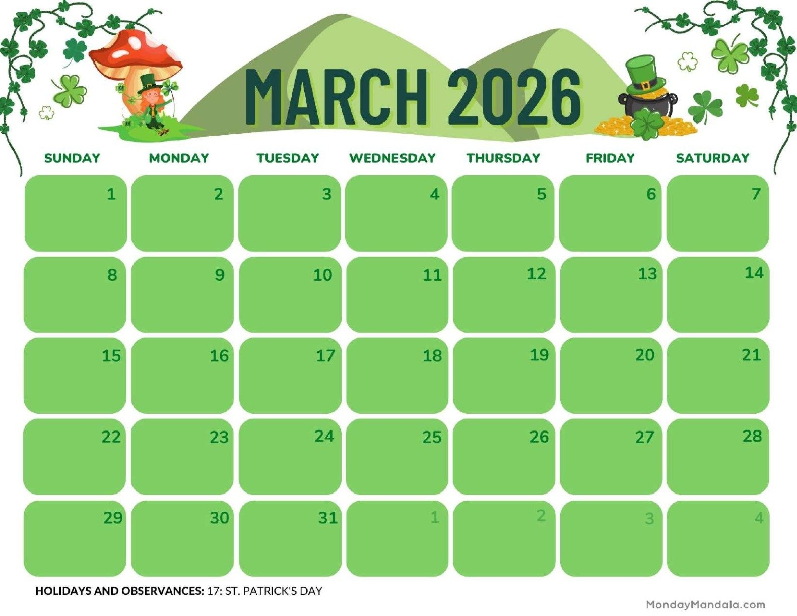 Dividend Calendar March 2026