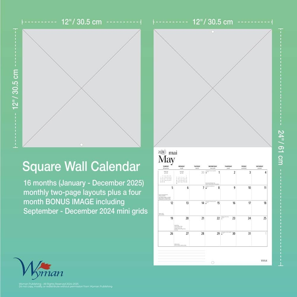 Montreal 2025 12 X 24 Inch Monthly Square Wall Calendar English French Bilingual Wyman Publishing Canadian Regional Travel Publishing Wyman Publishing Wyman Publishing Wyman 9781525613906 Books Amazon ca